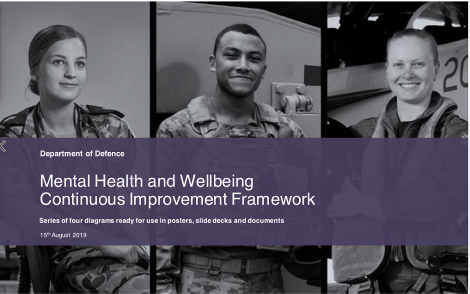 ThinkPlace has worked with the Department of Defence to measure impact of its mental health initiatives ThinkPlace has worked with the Department of Defence to measure impact of its mental health initiatives